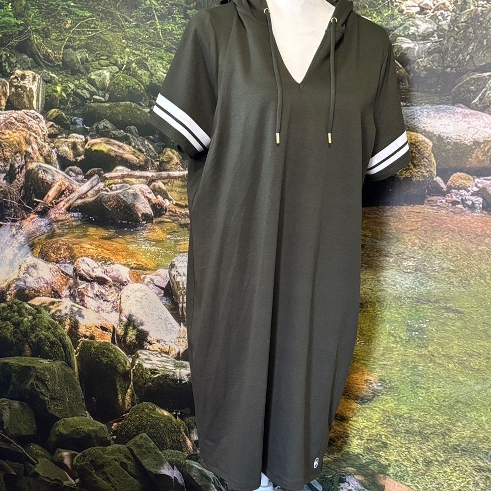 Michael Kors Olive Green Maxi Dress